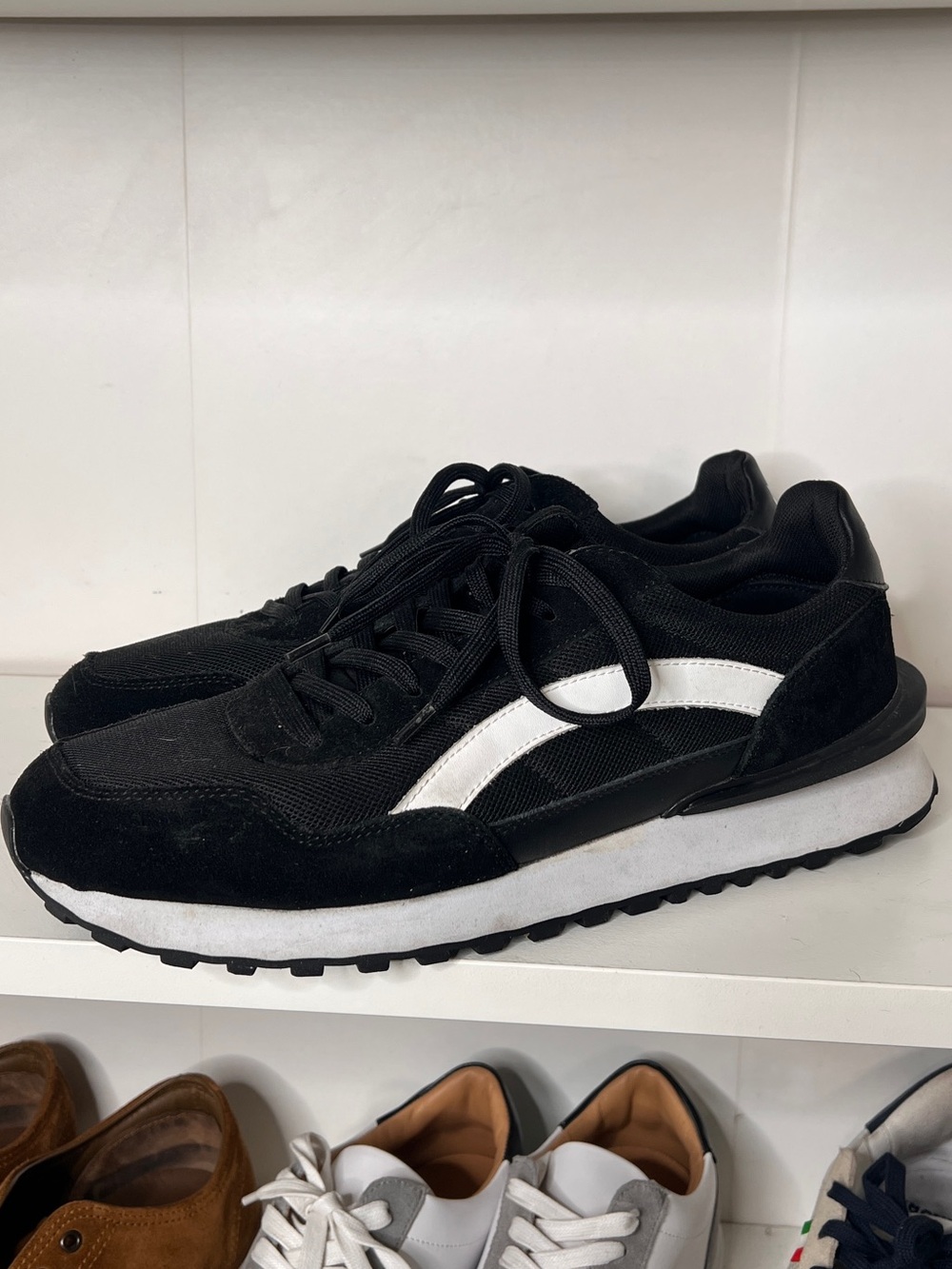 Nothing New Verge Sneakers Black & White Men’s – Like New ⚫⚪